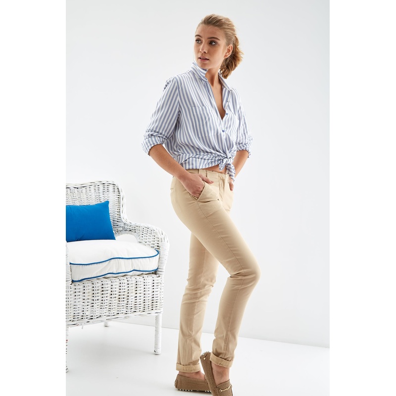 Women’s Chino Trousers Khaki 34