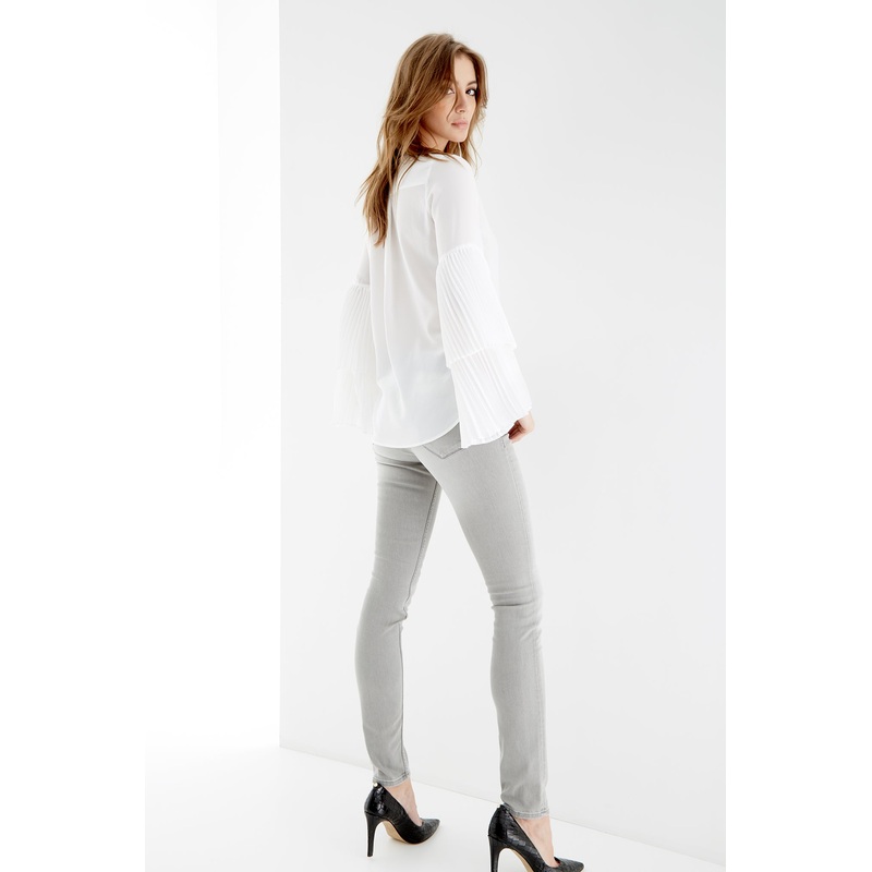 Women’s Distressed Jeans Light Grey 34