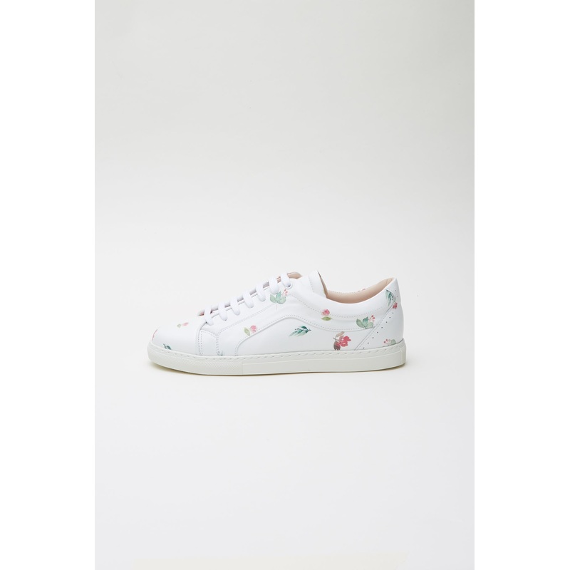 Women’s Floral Trainers White 35