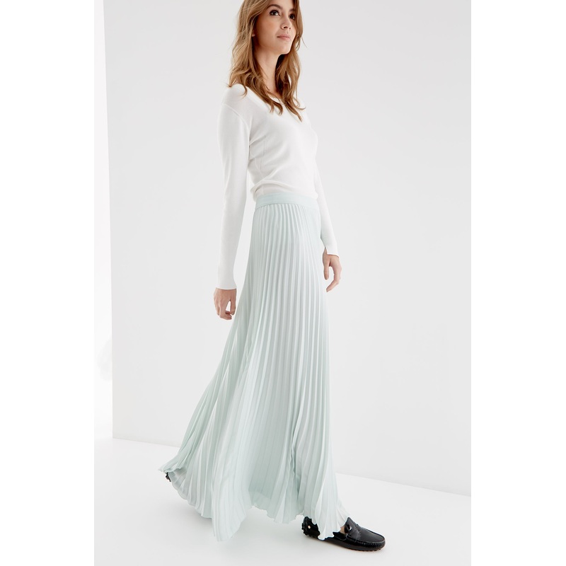 Women’s Pleated Skirt Mint 34