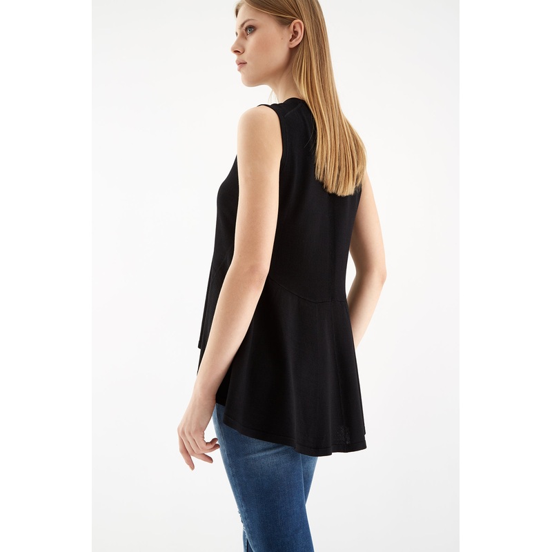 Women’s Sleeveless Knitwear Black XS