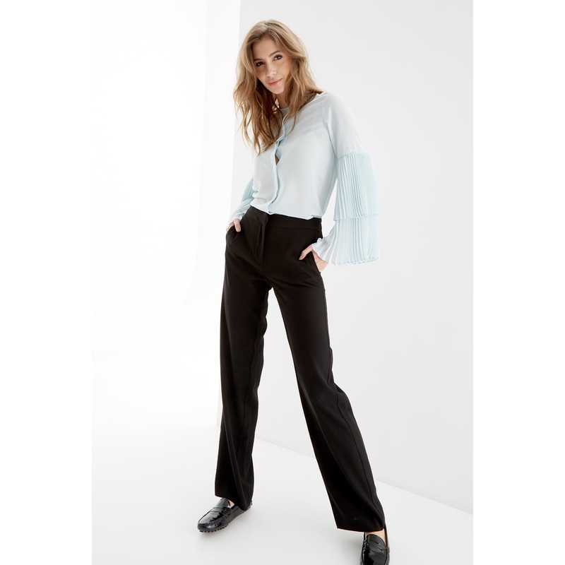 Women’s Wide Leg Trousers Black 34
