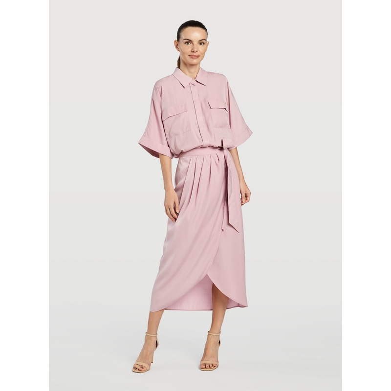 Wrap Skirt Light Pink 34