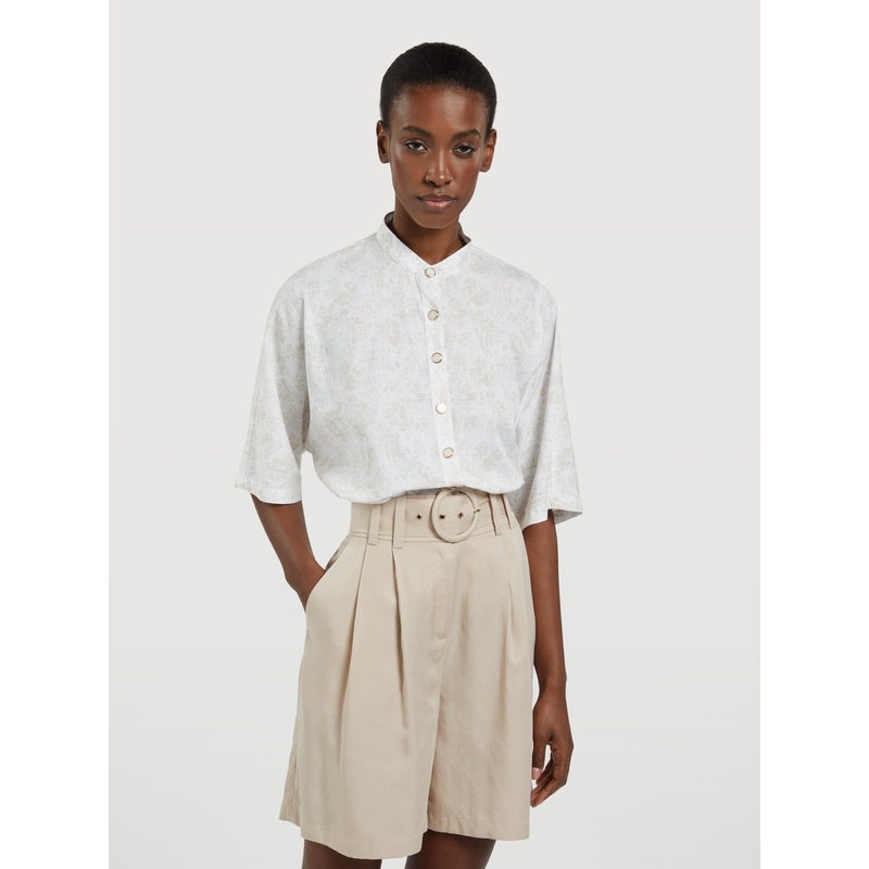 Dolman Sleeve Shirt Beige XS