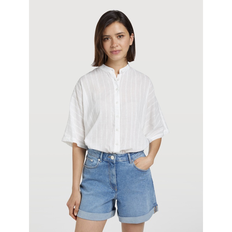 Dolman Sleeve Shirt White XS