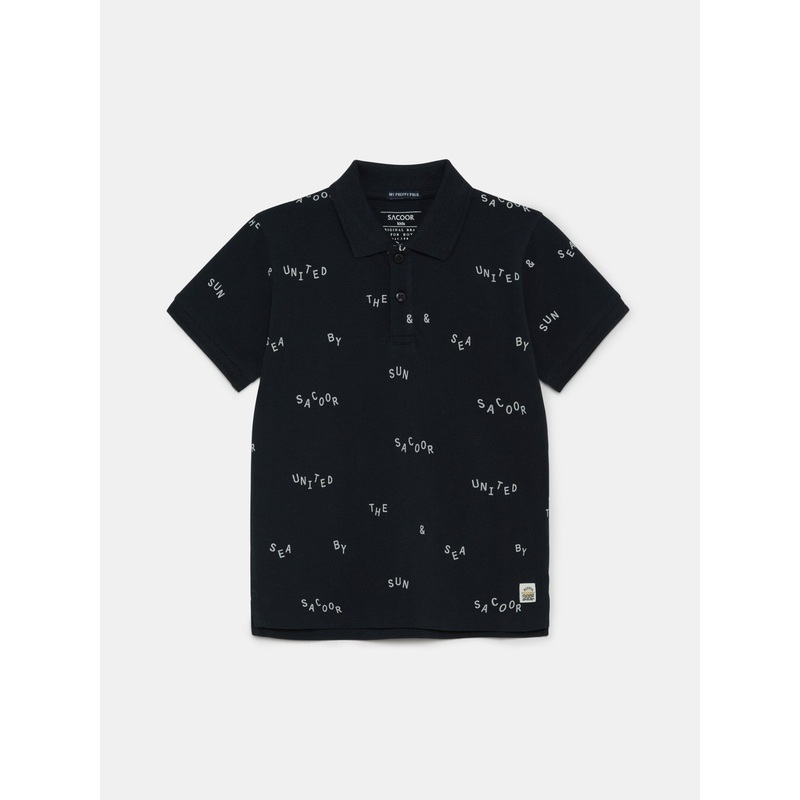 Sacoor Print Polo Shirt Red 2Y