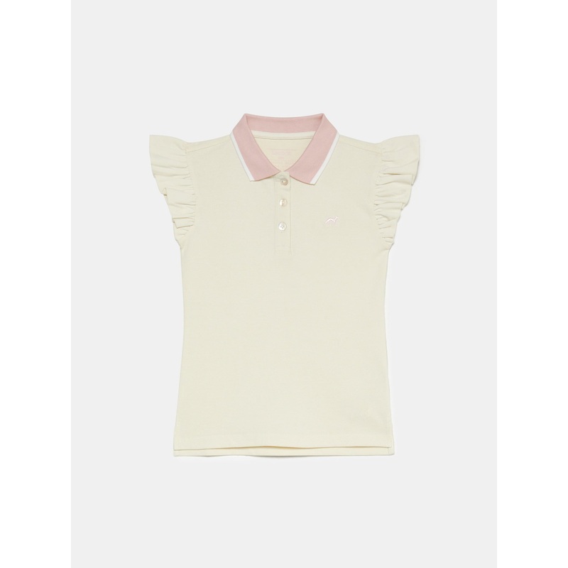 Sacoor Sleeveless Polo Shirt Ecru 2Y