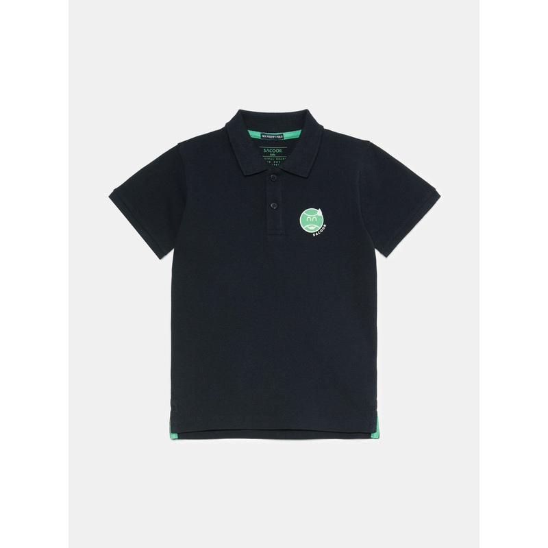 Smile Polo Shirt Ecru 2Y