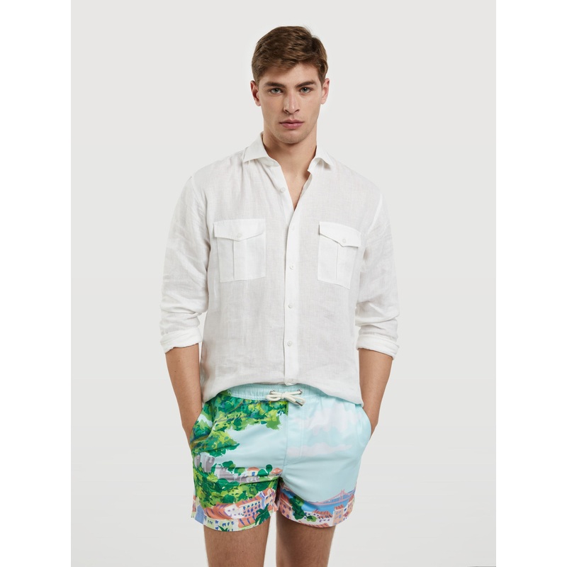 Lisboa’ Special Edition Swim Shorts Light Blue XS