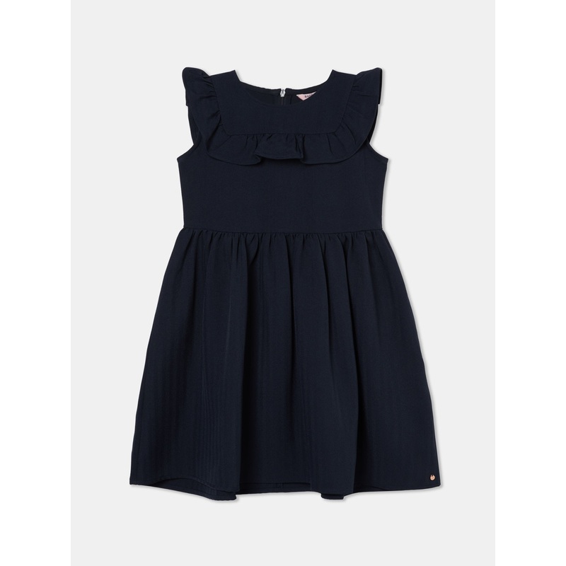 Flare Frill Dress Red 2Y