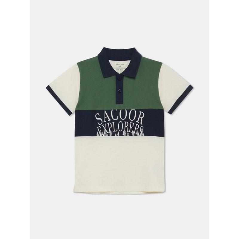 Sacoor Explorers Polo Shirt Green 2Y