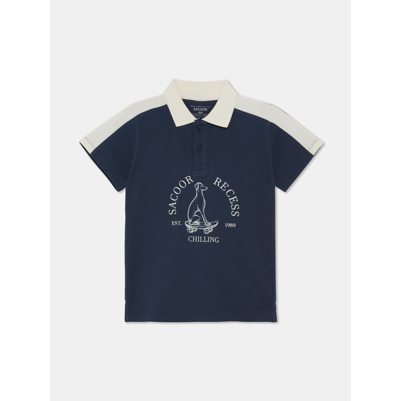 Sacoor Recess Polo Shirt White 2Y