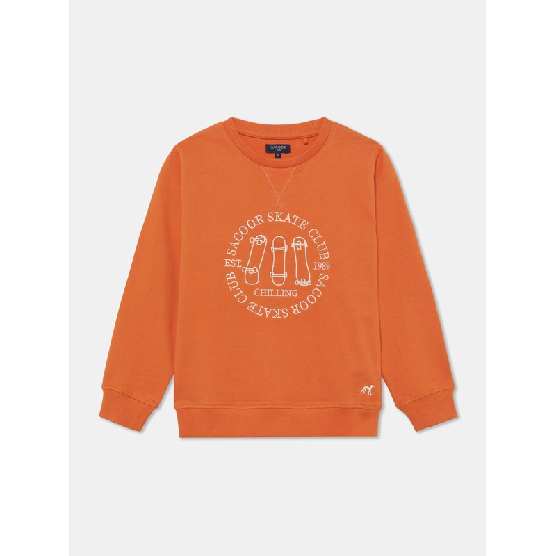 Sacoor Skate Club Sweatshirt Orange 2Y