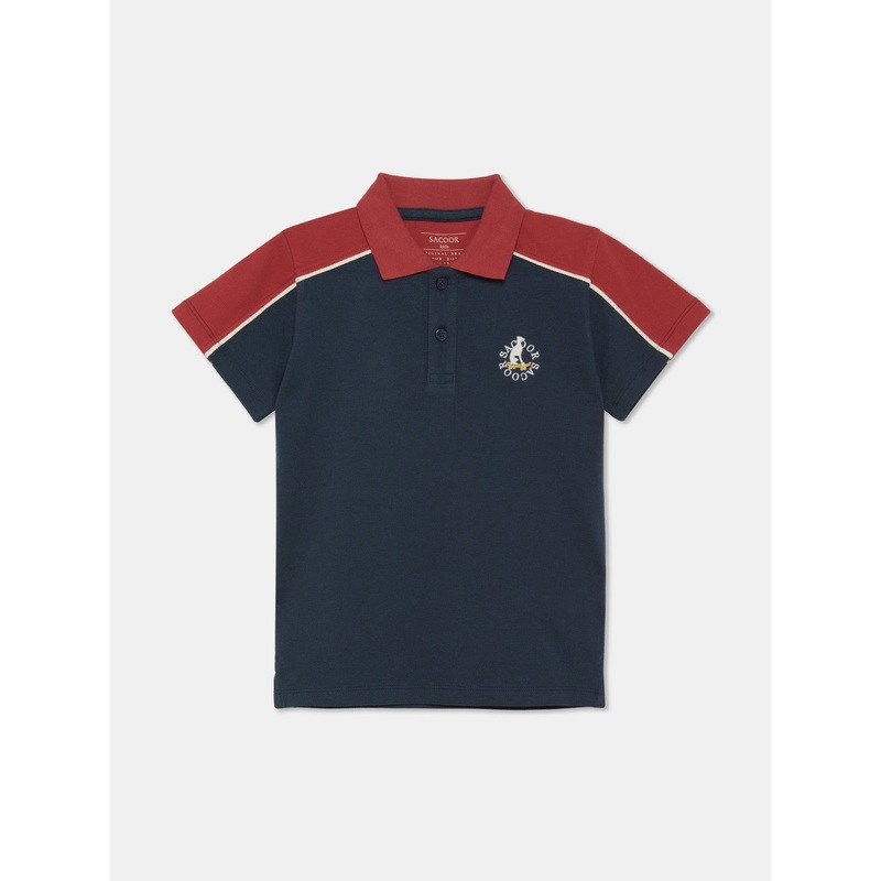 Skate Emblem Polo Shirt Ecru 2Y