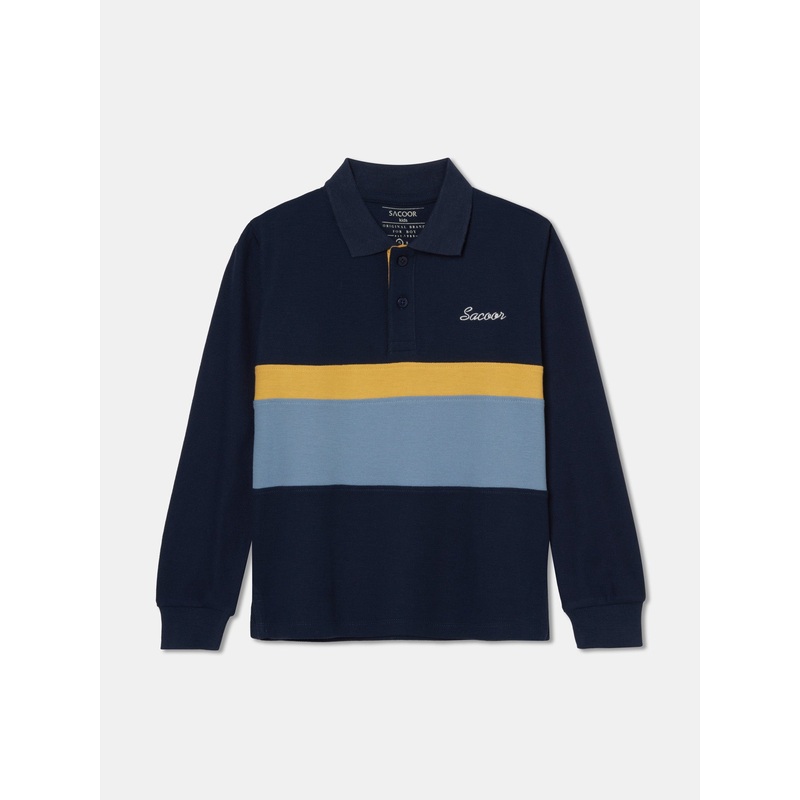 Sacoor Polo Shirt Long Sleeves Ecru 2Y