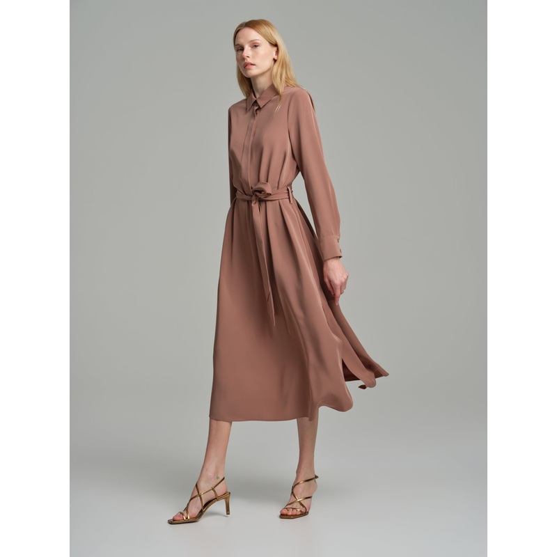 Long shirt dress Camel XS
