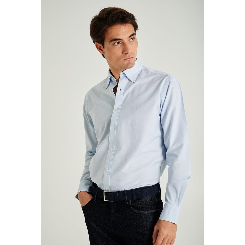 4 Seasons Stretch Oxford Shirt White XS