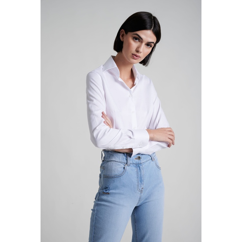 100% cotton timeless shirt White 34