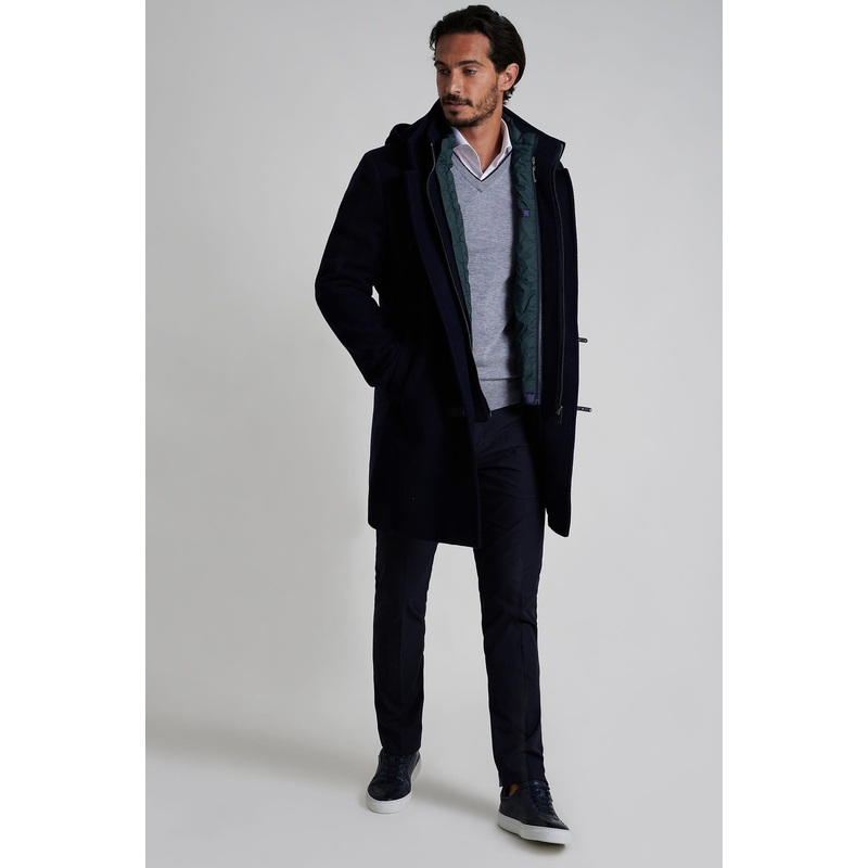 2 in 1 Connect Duffle Coat Dark Blue XS