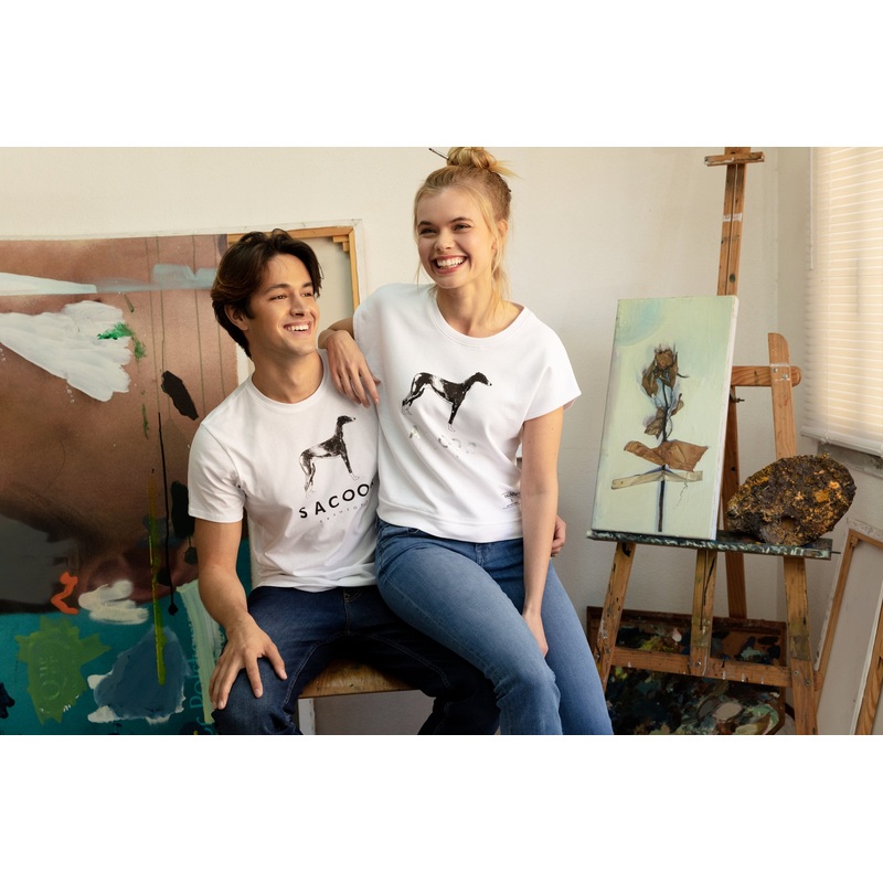 Casual Mans T-shirt White XS