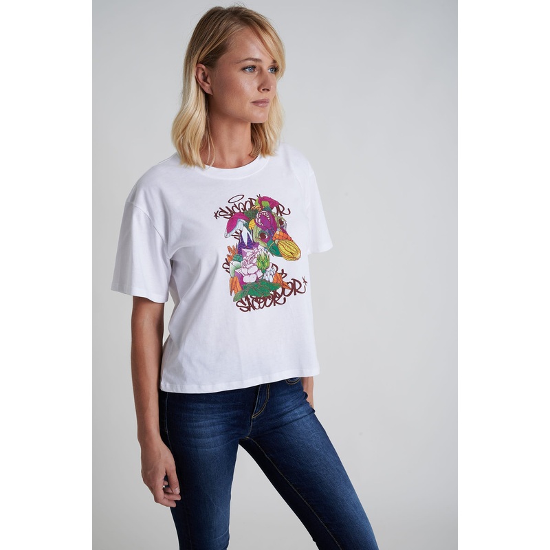 Women’s Regular Fit Sports T-Shirt White XS