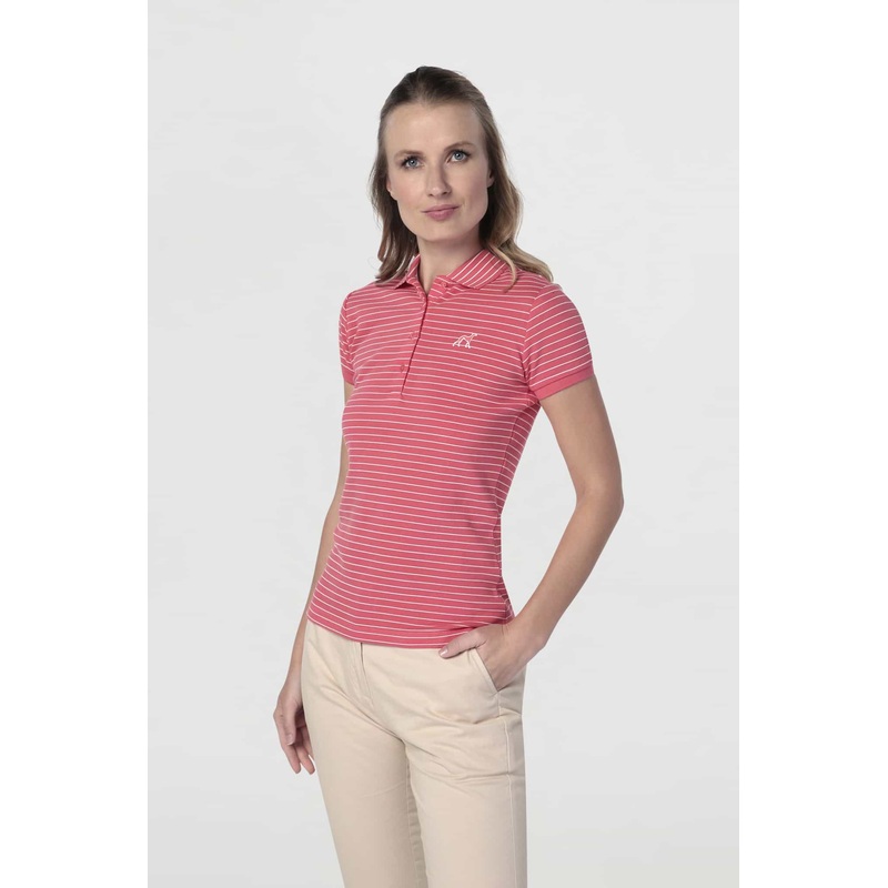 Women’s Sports Slim Fit Polo piqu White XS