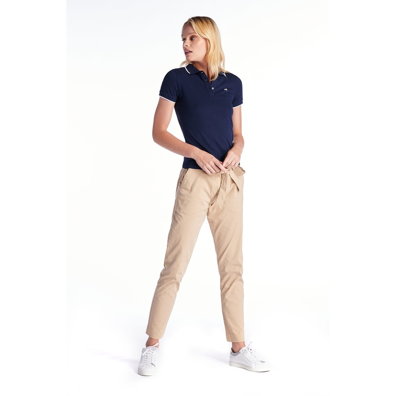 Women’s Piquet Sport Slim Fit Polo White XS