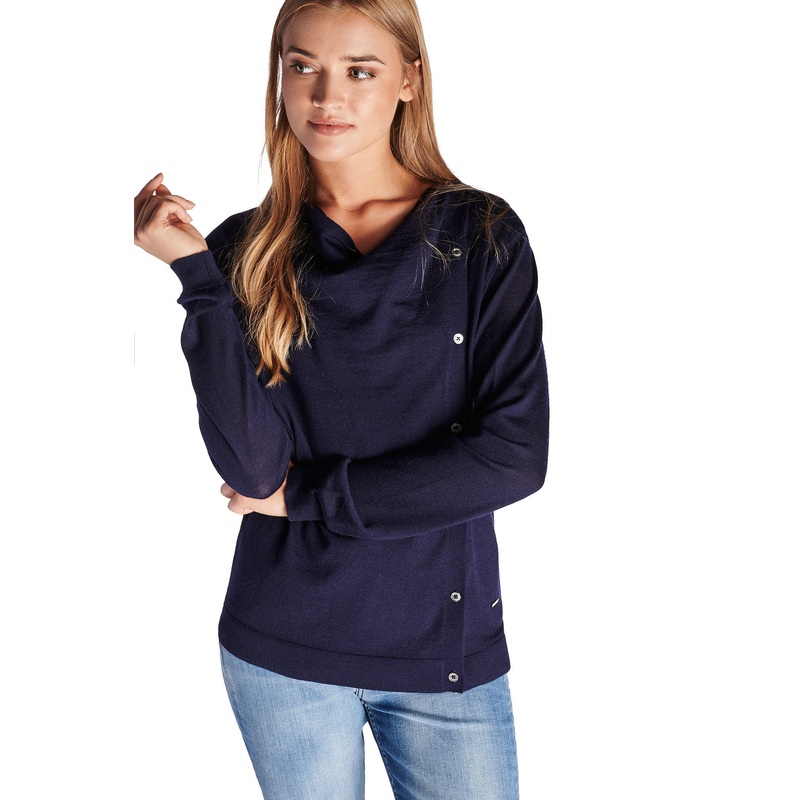Women’s Regular Fit Casual Cardigan Dark Blue XS
