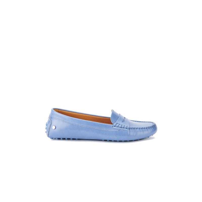 Women’s Leather Drivers Shoes Camel 35