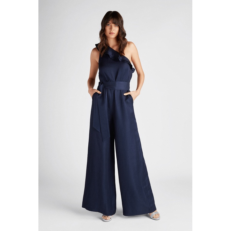WoMen’s Fantasy Loose Fit Jumpsuit Dark Blue XS