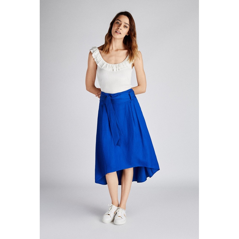 Women’s Fantasy Skirt with Waist Ribbon Royal Blue 34