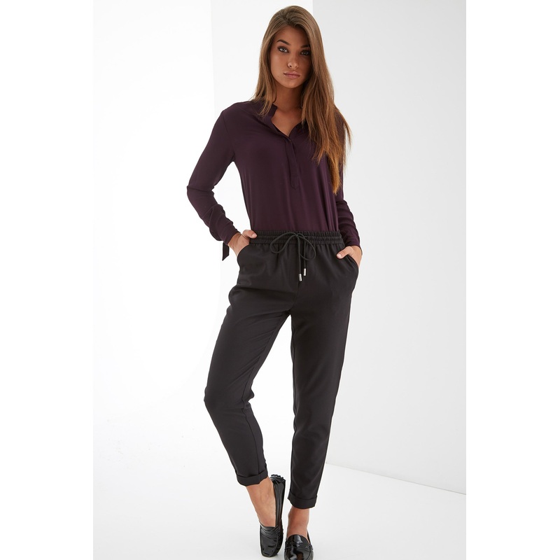 Women’s Jogger Waist Trousers Black 34