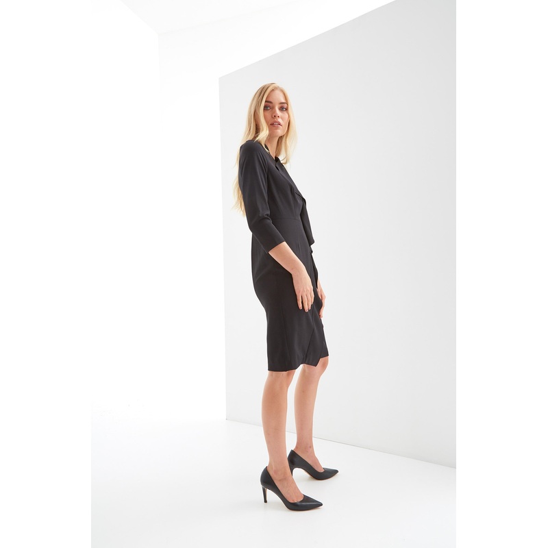 Women’s Midi Classic Dress Black XS