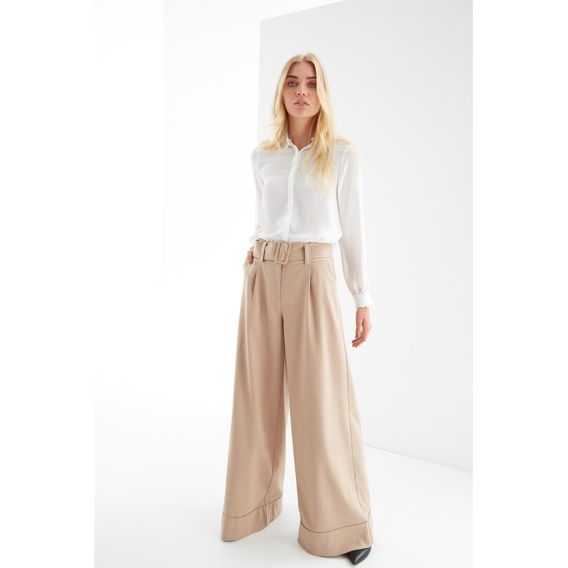 Women’s Oversized Trousers Beige 34