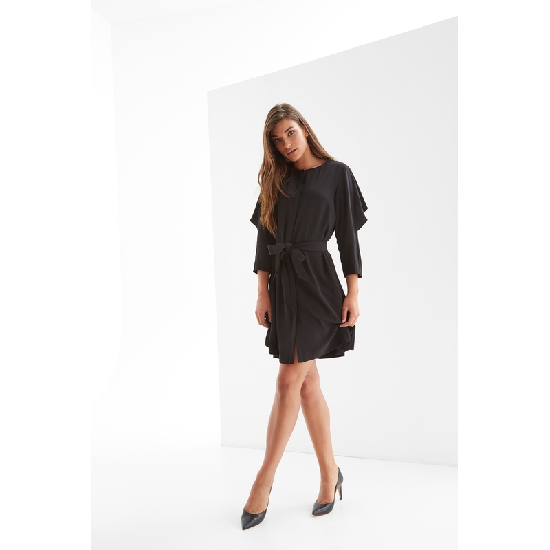 Women’s Trench Dress Black XS