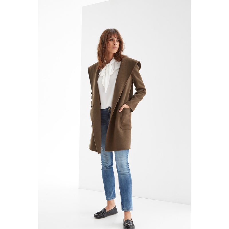Women’s Hooded Jacket Khaki XS