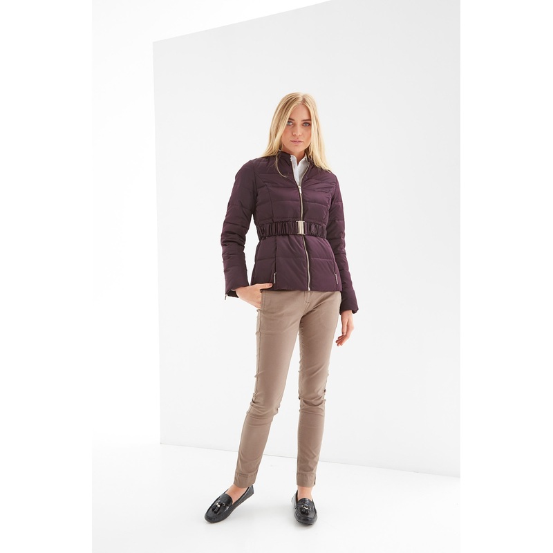 Women’s Quilted Jacket Plum XS
