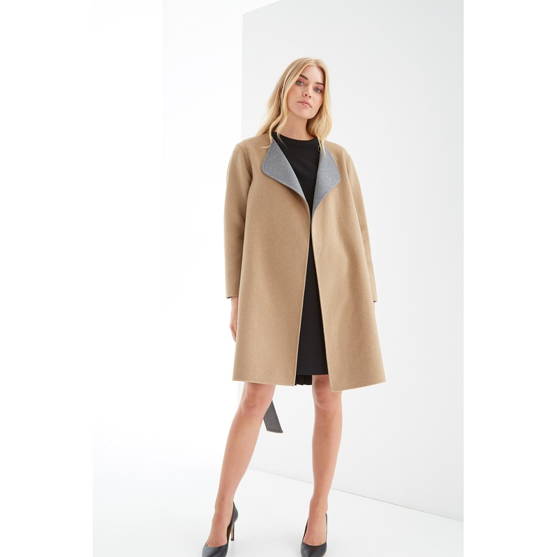 Women’s Reversible Overcoat Mix Grey XS