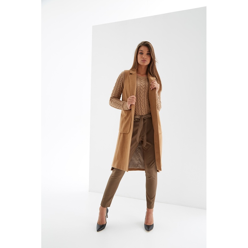 Women’s Wool Vest Camel XS