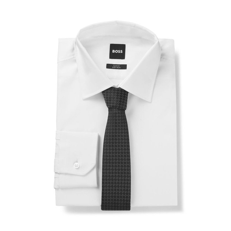 BOSS Tie –  H-TIE 6 CM Dark Blue 401 Ones
