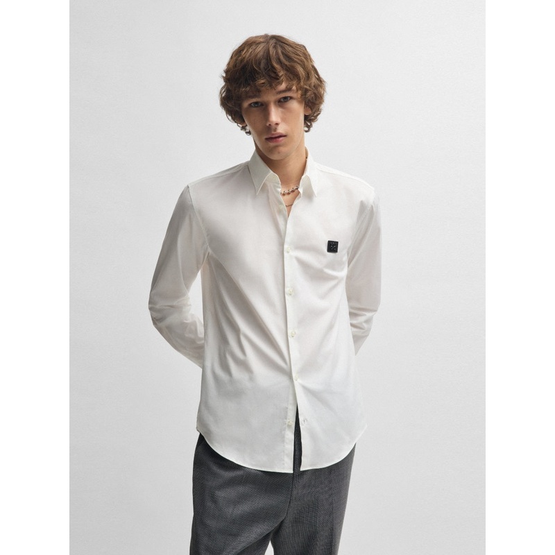 HUGO Leisure Shirt – Ermo Open White 199 S