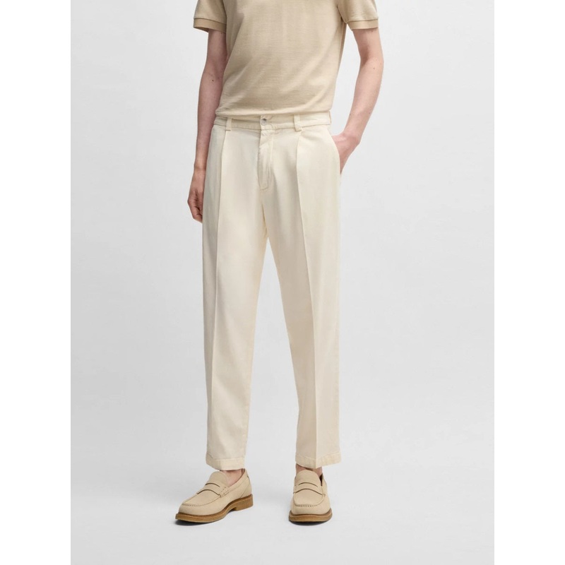 BOSS Leisure Trouser – C-Perin-PL Open White 131 46