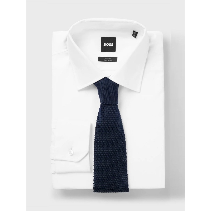 BOSS Tie – L-KNIT TIE CM 7 Dark Blue 404 Ones