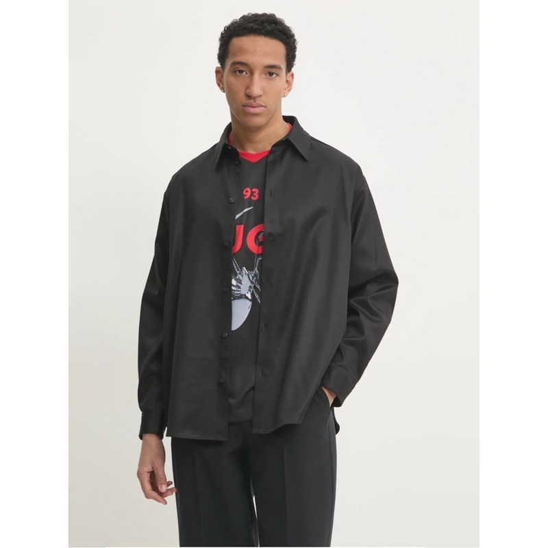 HUGO Leisure Shirt – Ellisoe Black 001 S