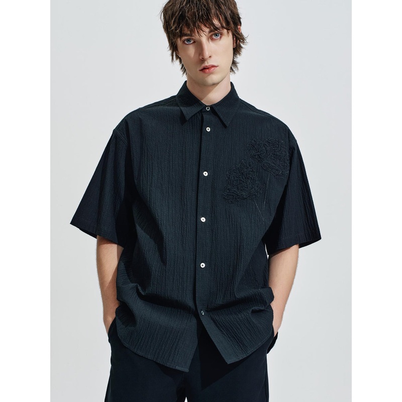 Harrison Wong – Ovz Flowers Shirt BLACK L