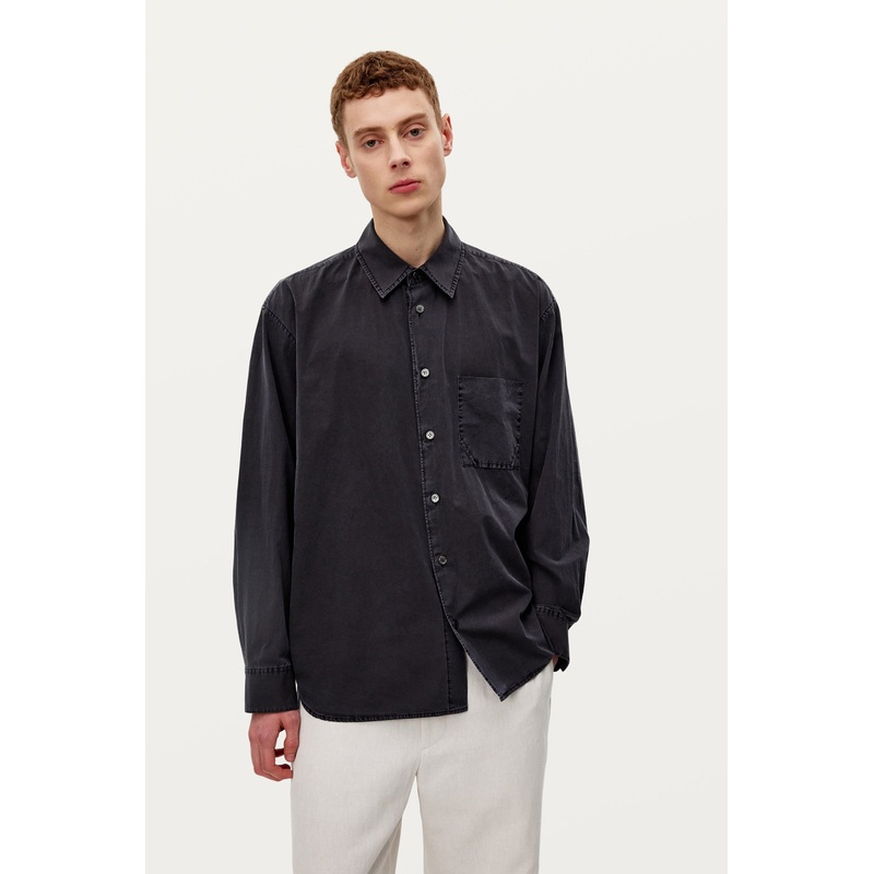 Solid Homme – Shirt Cotela Charcoal 46