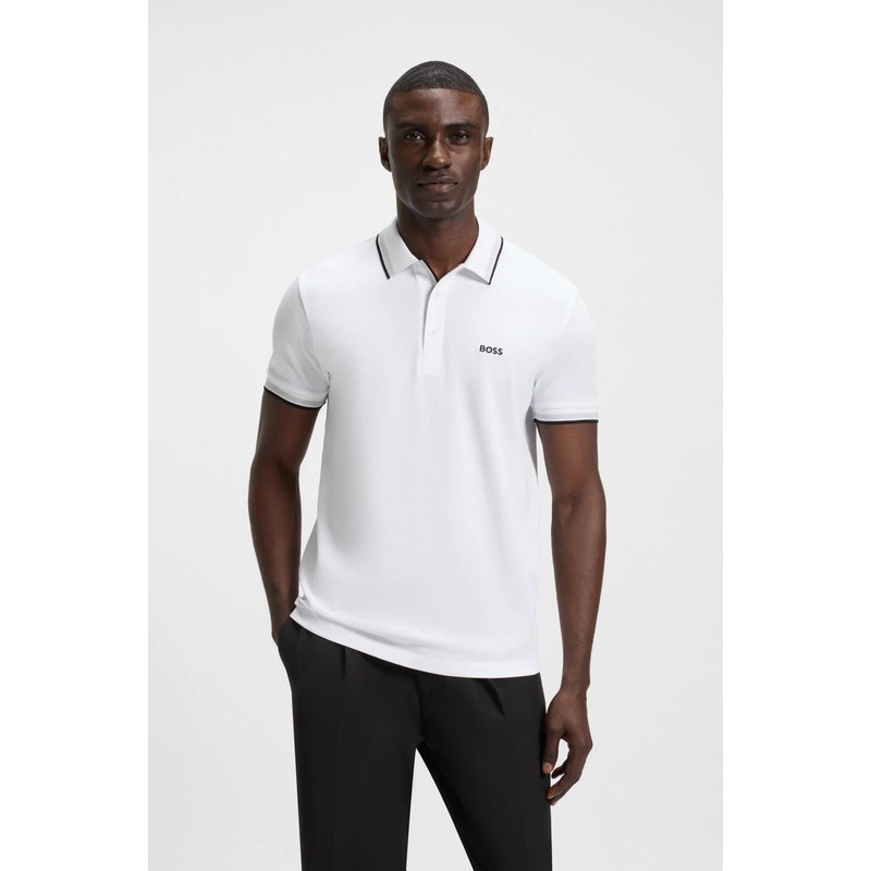 BOSS Polo – Paddy White 100 S