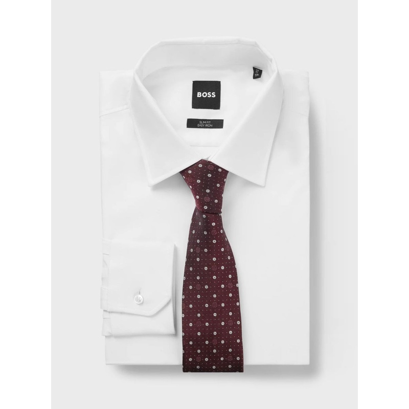 BOSS Tie – H-TIE CM 7.5 Bright Red 620 Ones