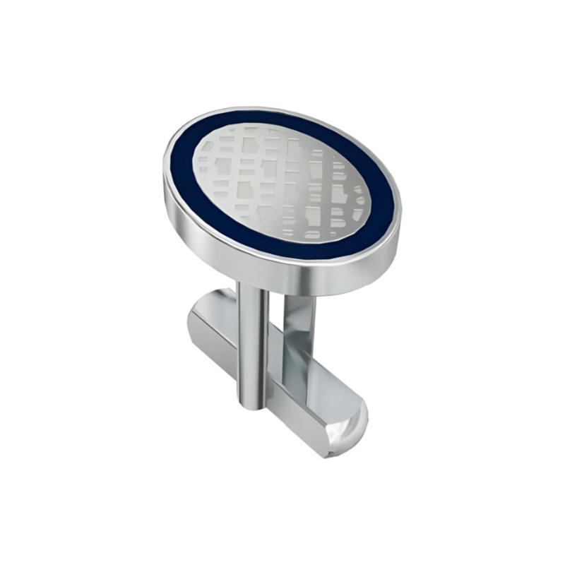 BOSS Cufflink- B-OVALMONO-CUF Navy 410 Ones