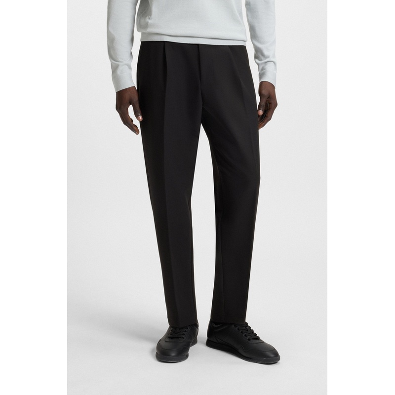 BOSS Leisure Trouser – T_Convert-Pleat Black 001 46